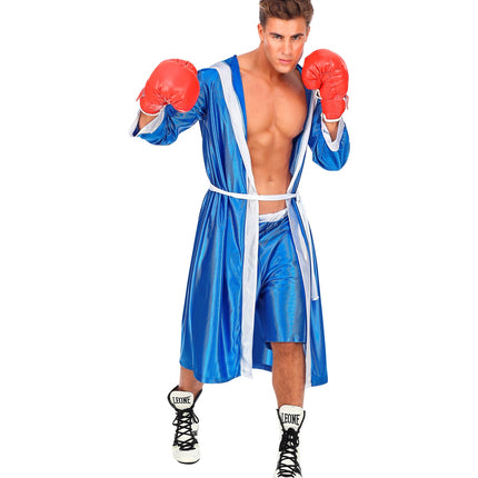 Widmann SRL Blauw bokser kostuum