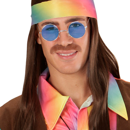 Widmann SRL Blauwe bril jaren 70