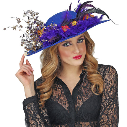 Widmann SRL Blauwe dames flaphoed