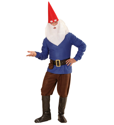 Widmann SRL Blauwe kabouter Wesley kostuum