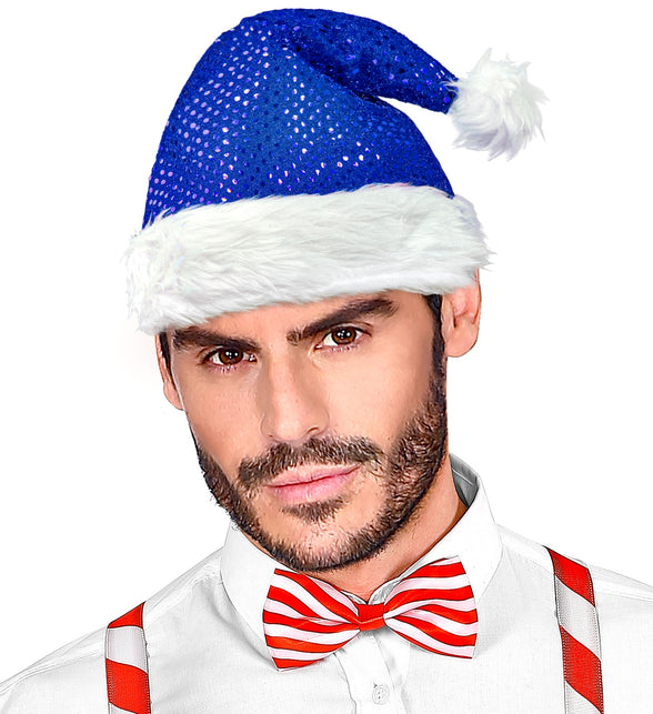 Widmann SRL Blauwe kerstmutsen