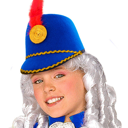 Widmann SRL Blauwe majorette hoed kind