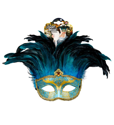 Widmann SRL Blauwe oogmaskers