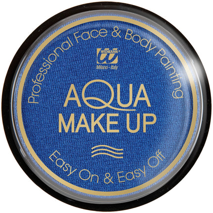 Widmann SRL Blauwe schmink aqua metallic