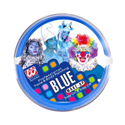 Widmann SRL Blauwe schmink voor carnaval