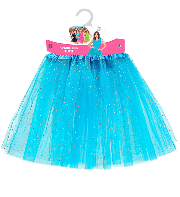 Widmann SRL Blauwe tutu 40cm