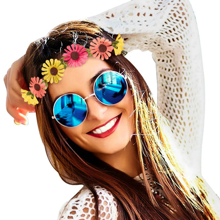 Widmann SRL Bloemen hoofdband met veel kleur