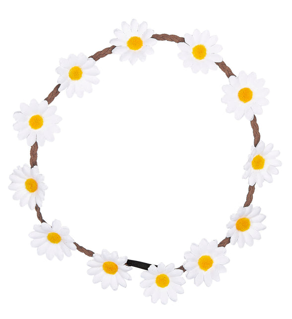 Widmann SRL Bloemen hoofdband voor hippies