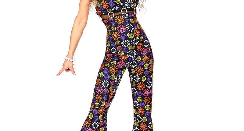 Widmann SRL Bloemenprint jumpsuit jaren 70