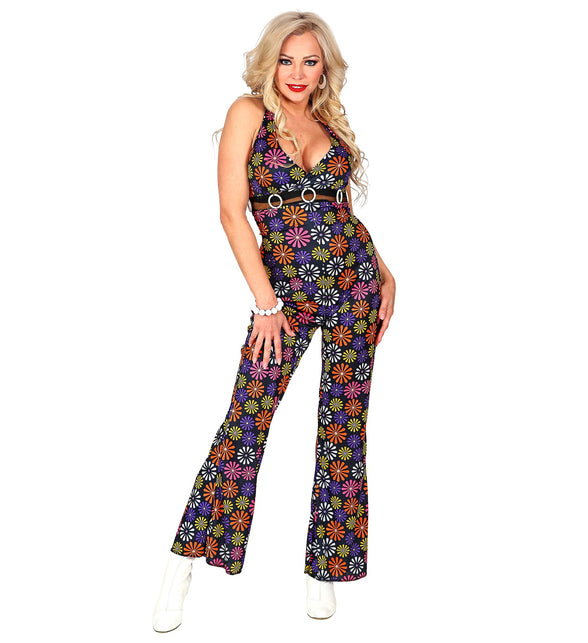 Widmann SRL Bloemenprint jumpsuit jaren 70
