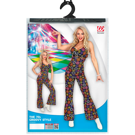 Widmann SRL Bloemenprint jumpsuit jaren 70