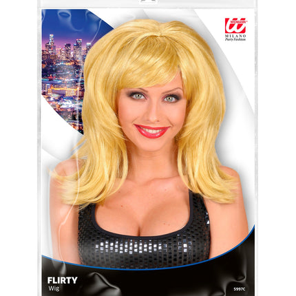 Widmann SRL Blond pruik Flirty