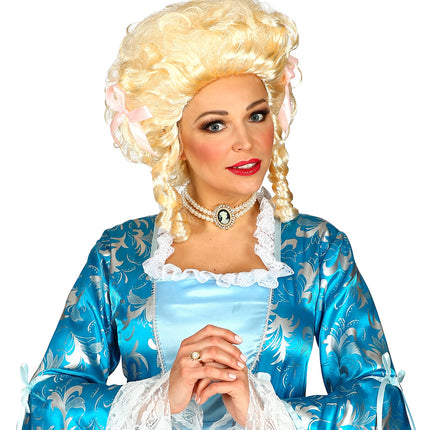 Widmann SRL Blonde pruik Koloniale vrouw
