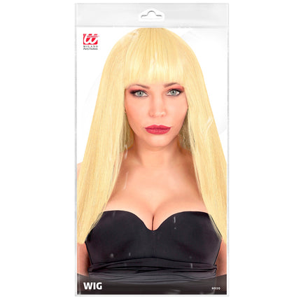 Widmann SRL Blonde pruik met pony