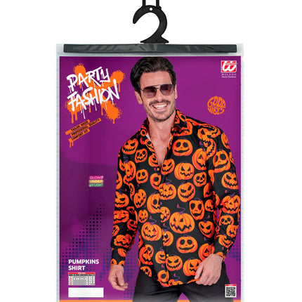 Widmann SRL Blouse halloween pompoen edgar