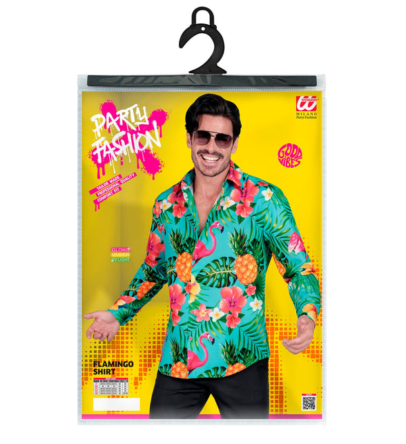 Widmann SRL Blouse neon flamingo Floor