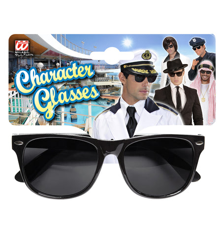 Widmann SRL Blues brother bril zwart karakter