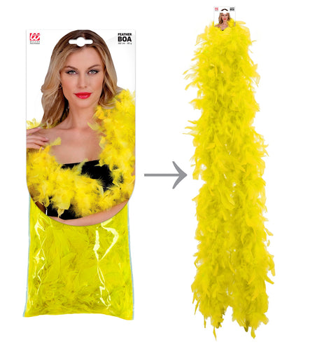 Widmann SRL Boa Esther geel 180cm