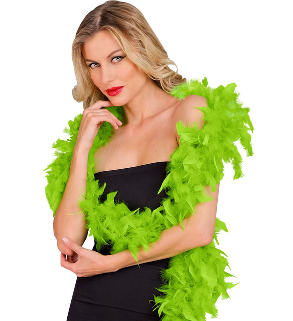 Widmann SRL Boa Esther lime groen 180cm