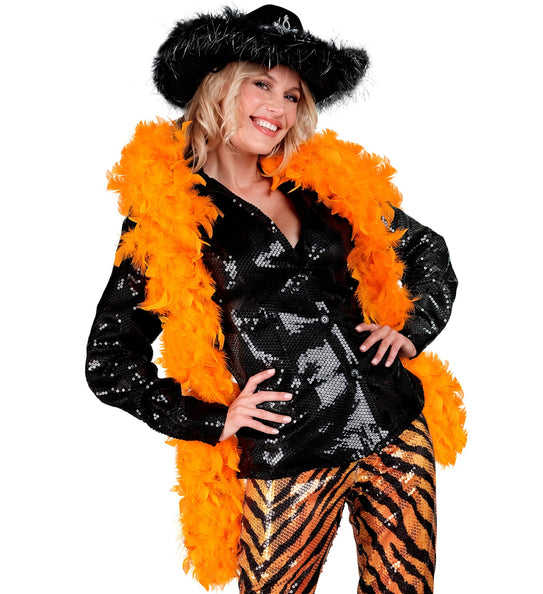 Widmann SRL Boa Esther oranje 180cm