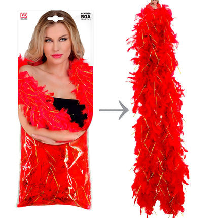 Widmann SRL Boa Joyce rood goud 180cm