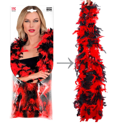 Widmann SRL Boa Joyce rood zwart 180cm