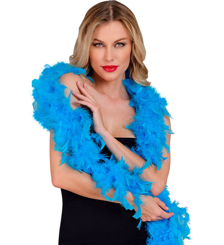 Widmann SRL boa lichtblauw 180cm