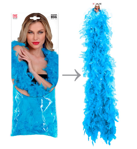 Widmann SRL boa lichtblauw 180cm