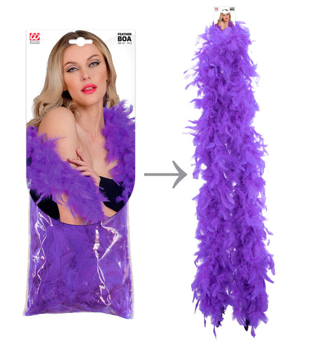 Widmann SRL boa paars 180cm