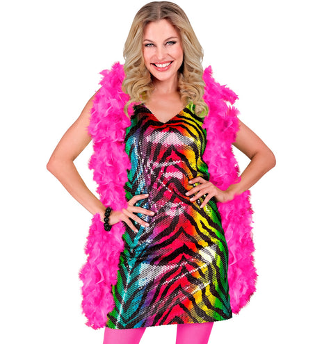 Widmann SRL boa roze / magenta 180cm