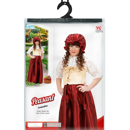 Widmann SRL Boerin kostuum Betty kinderen