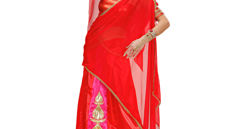 Widmann SRL Bollywood pak rood Indische vrouw