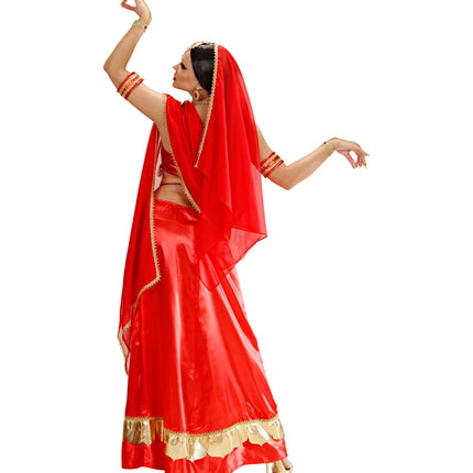 Widmann SRL Bollywood pak rood Indische vrouw