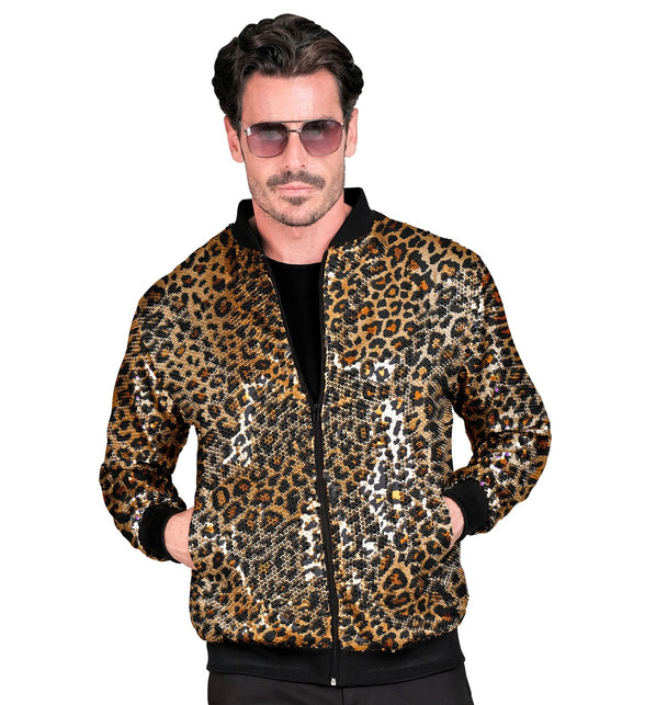 Widmann SRL Bomberjack luipaard
