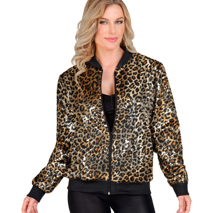 Widmann SRL Bomberjack luipaard