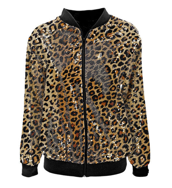 Widmann SRL Bomberjack luipaard