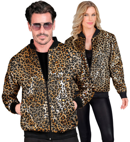 Widmann SRL Bomberjack luipaard