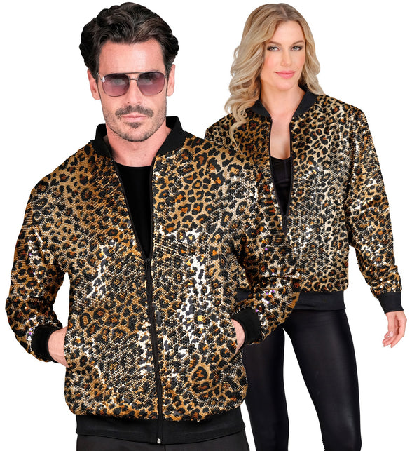 Widmann SRL Bomberjack luipaard