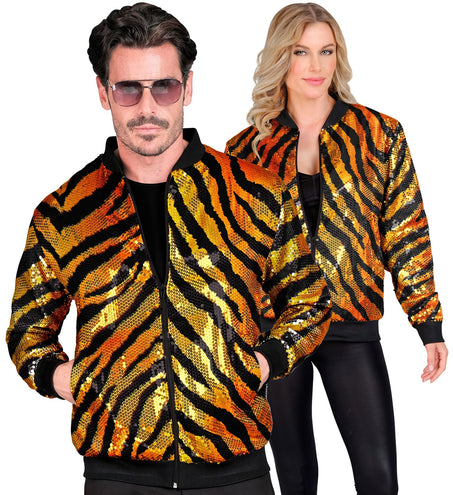 Widmann SRL Bomberjack tijger print