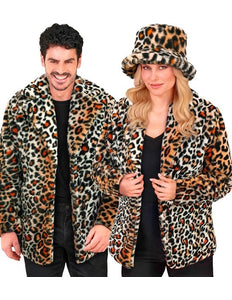 Widmann SRL Bontjas pluche luipaard kostuum Stijn