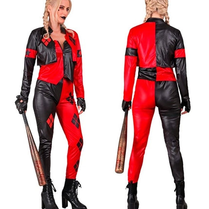 Widmann SRL Boosaardige harlekijn kostuum Sara