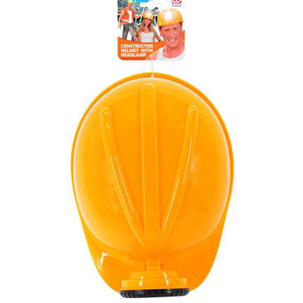 Widmann SRL Bouwhelm bob de bouwer met lamp