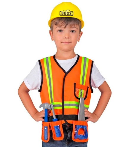 Widmann SRL Bouwvakker vest kind kostuum Niek