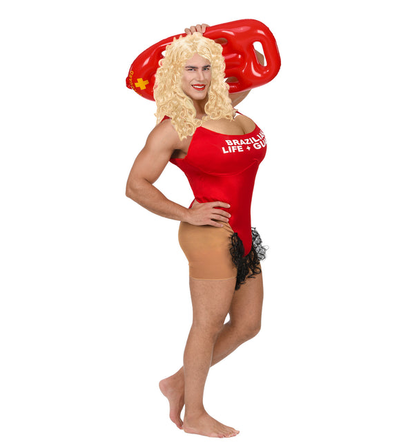 Widmann SRL Braziliaanse lifeguard pak volwassenen