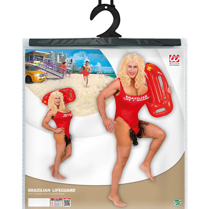 Widmann SRL Braziliaanse lifeguard pak volwassenen