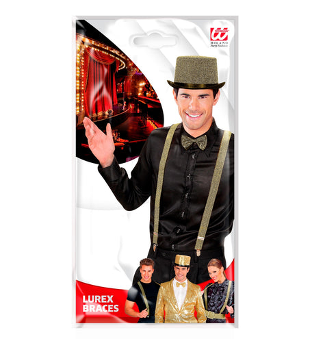 Widmann SRL bretel lurex goud