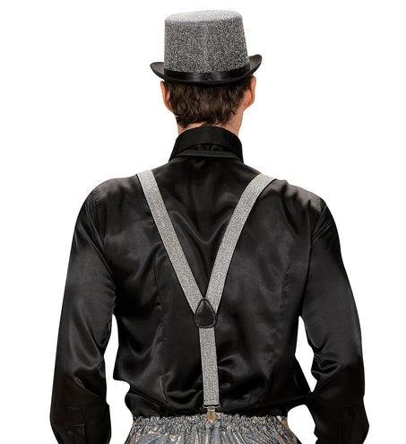 Widmann SRL bretel lurex zilver