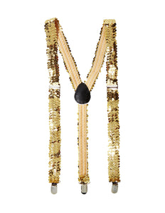 Widmann SRL bretel pailletten goud