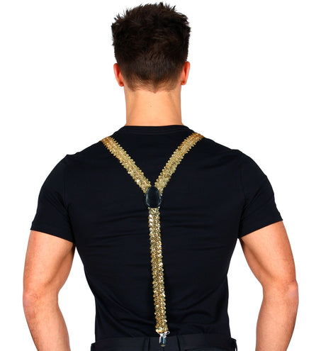 Widmann SRL bretel pailletten goud