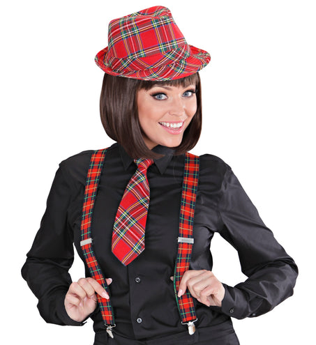 Widmann SRL Bretels schotse ruit